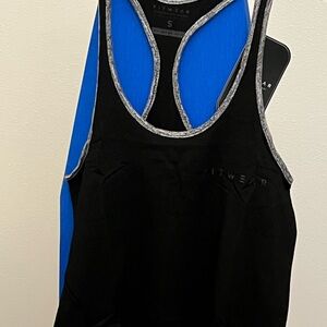 Women's Black and Gray Tank Top